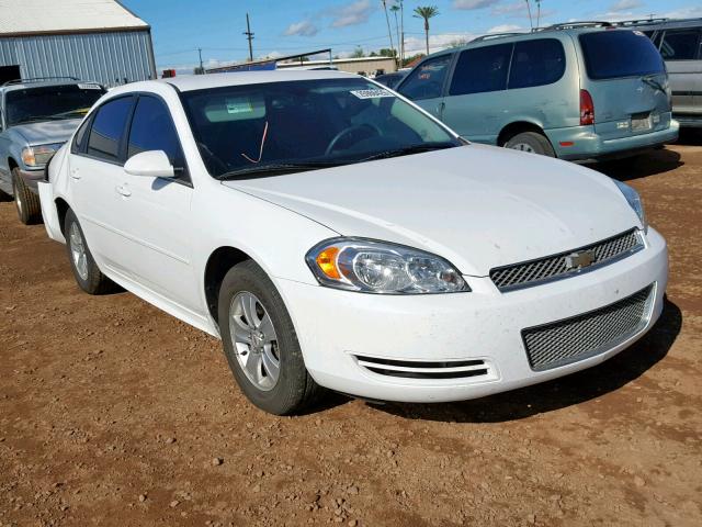 2G1WA5E32E1174048 - 2014 CHEVROLET IMPALA LIM WHITE photo 1