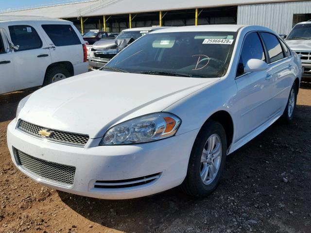 2G1WA5E32E1174048 - 2014 CHEVROLET IMPALA LIM WHITE photo 2