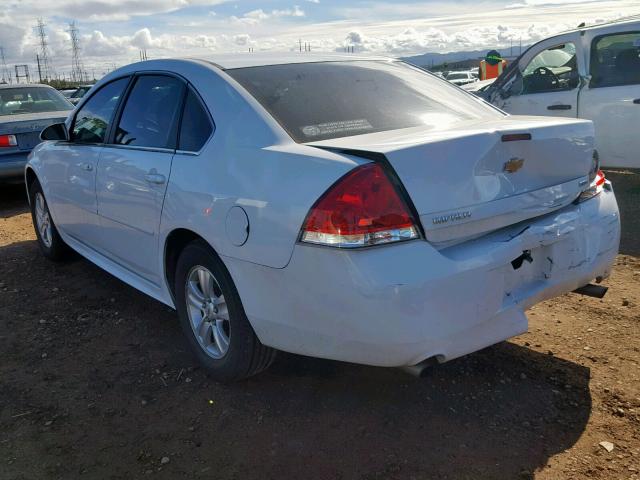 2G1WA5E32E1174048 - 2014 CHEVROLET IMPALA LIM WHITE photo 3