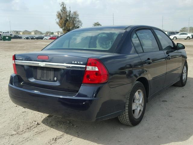 1G1ZT54874F200185 - 2004 CHEVROLET MALIBU LS შავი ფოტო 4