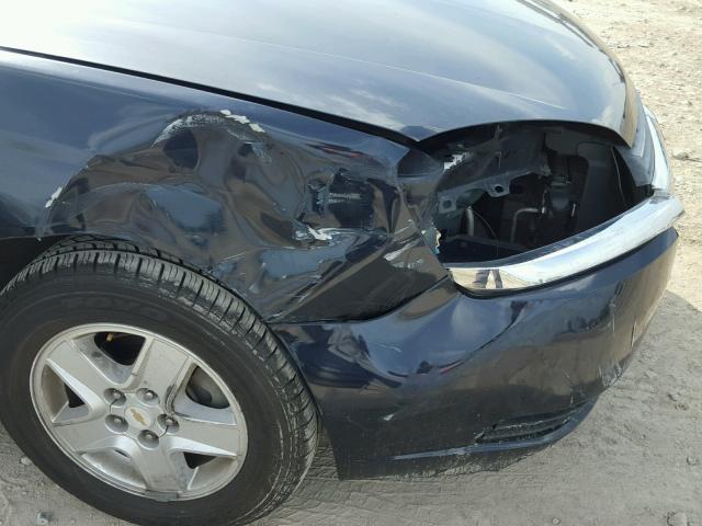 1G1ZT54874F200185 - 2004 CHEVROLET MALIBU LS შავი ფოტო 9