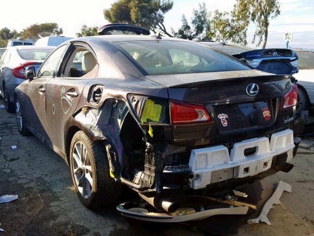 JTHBF5C29C5175614 - 2012 LEXUS IS 250 PURPLE photo 3