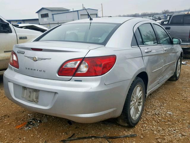 1C3LC56K67N562898 - 2007 CHRYSLER SEBRING TO SILVER photo 4