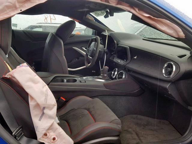 1G1FJ1R69J0183252 - 2018 CHEVROLET CAMARO ZL1 蓝色 照片 5
