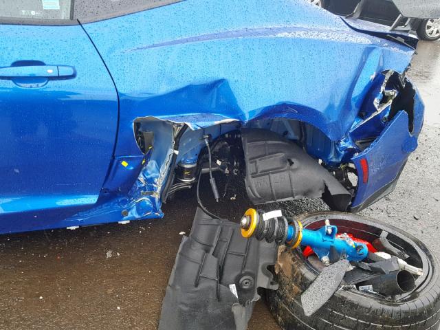 1G1FJ1R69J0183252 - 2018 CHEVROLET CAMARO ZL1 蓝色 照片 9