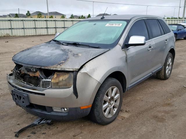 2LMDU68C58BJ22404 - 2008 LINCOLN MKX GRAY photo 2