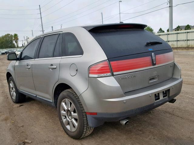 2LMDU68C58BJ22404 - 2008 LINCOLN MKX GRAY photo 3