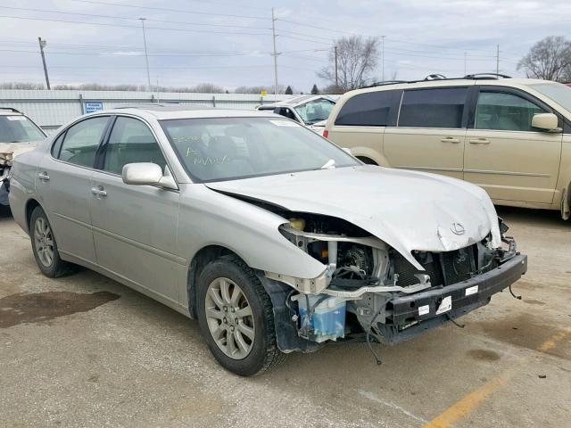 JTHBA30G045054507 - 2004 LEXUS ES 330 SILVER photo 1