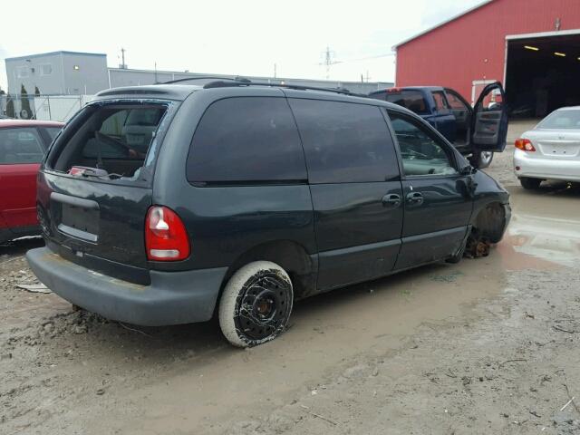 2B4GP45R0YR830162 - 2000 DODGE CARAVAN SE BLACK photo 4