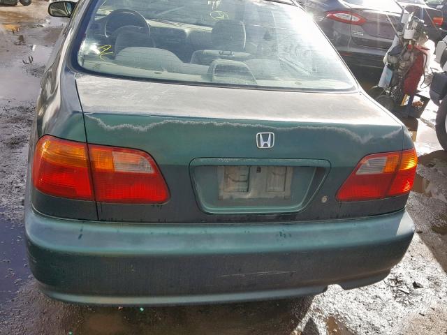 2HGEJ6614XH561122 - 1999 HONDA CIVIC BASE GREEN photo 10