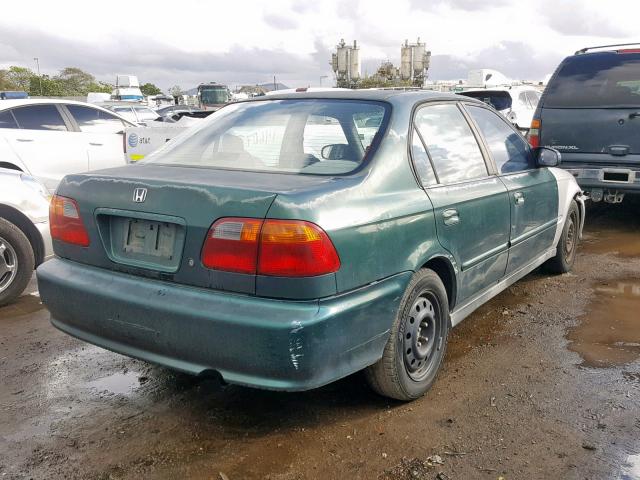 2HGEJ6614XH561122 - 1999 HONDA CIVIC BASE GREEN photo 4