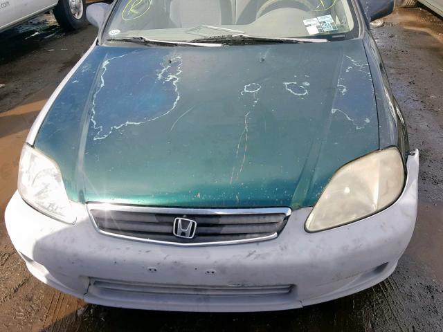 2HGEJ6614XH561122 - 1999 HONDA CIVIC BASE GREEN photo 9