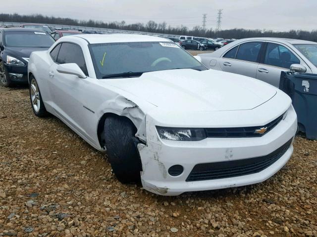 2G1FA1E37E9179417 - 2014 CHEVROLET CAMARO LS WHITE photo 1