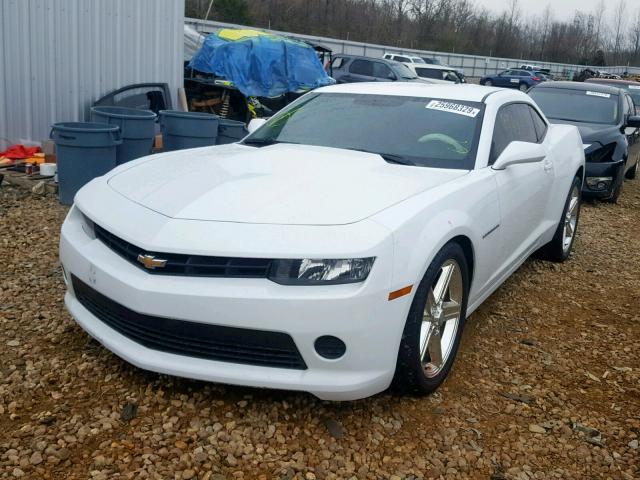 2G1FA1E37E9179417 - 2014 CHEVROLET CAMARO LS WHITE photo 2