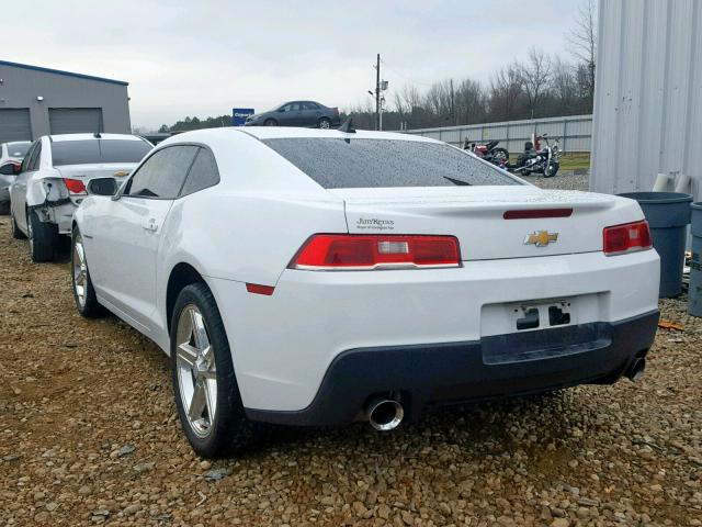 2G1FA1E37E9179417 - 2014 CHEVROLET CAMARO LS WHITE photo 3