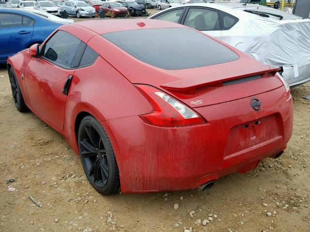 JN1AZ4EHXAM501507 - 2010 NISSAN 370Z RED photo 3