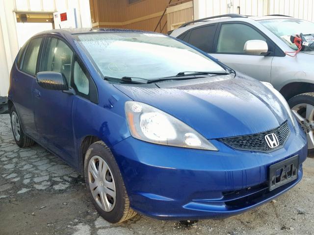 JHMGE88249S039856 - 2009 HONDA FIT BLUE photo 1