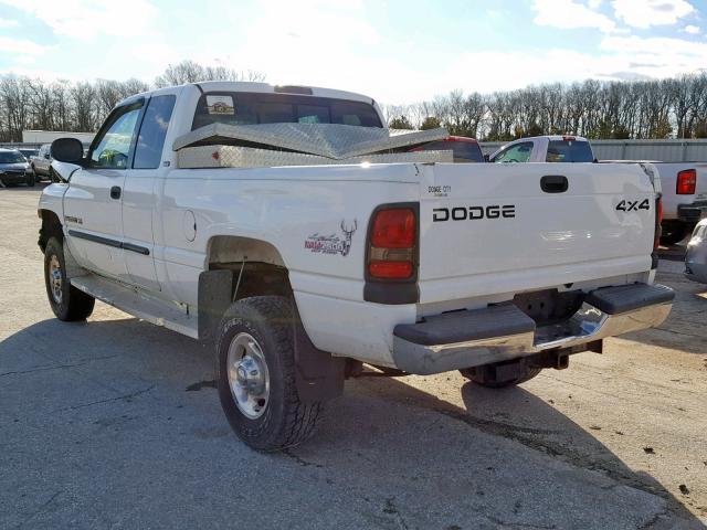 1B7KF23Z71J599990 - 2001 DODGE RAM 2500 WHITE photo 3