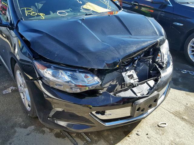 1G1RC6S55HU216918 - 2017 CHEVROLET VOLT LT BLACK photo 9