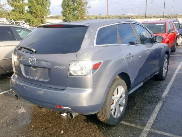 JM3ER29L370101362 - 2007 MAZDA CX-7 GRAY photo 4