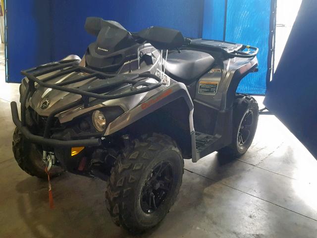 3JBLKAT25HJ000762 - 2017 CAN-AM OUTLANDER GRAY photo 2