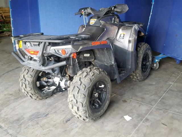 3JBLKAT25HJ000762 - 2017 CAN-AM OUTLANDER GRAY photo 4