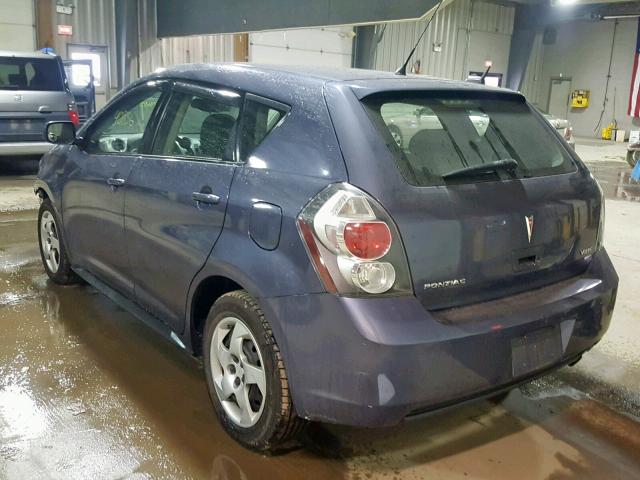 5Y2SP678X9Z474341 - 2009 PONTIAC VIBE BLUE photo 3