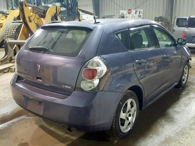 5Y2SP678X9Z474341 - 2009 PONTIAC VIBE BLUE photo 4