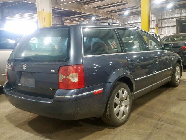 WVWWH63B32E109044 - 2002 VOLKSWAGEN PASSAT GLX 蓝色 照片 4