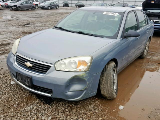 1G1ZS57F27F132170 - 2007 CHEVROLET MALIBU LS BLUE photo 2