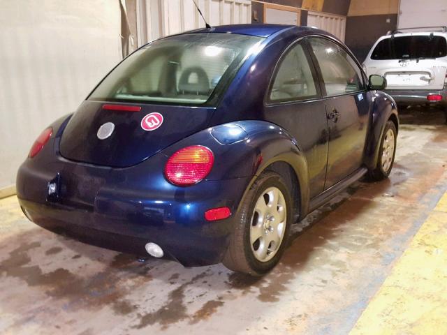 3VWCB21C42M436195 - 2002 VOLKSWAGEN NEW BEETLE Mavi foto 4