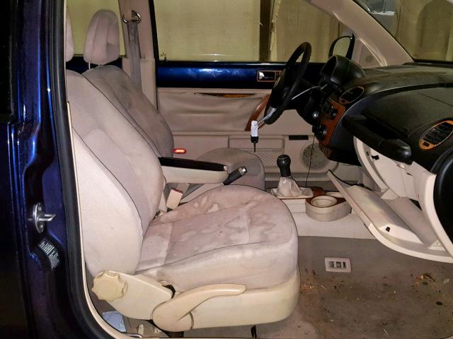 3VWCB21C42M436195 - 2002 VOLKSWAGEN NEW BEETLE Mavi foto 5