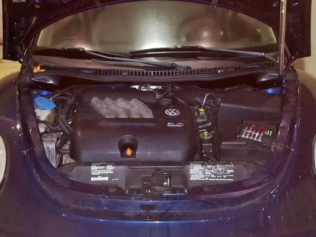 3VWCB21C42M436195 - 2002 VOLKSWAGEN NEW BEETLE Mavi foto 7