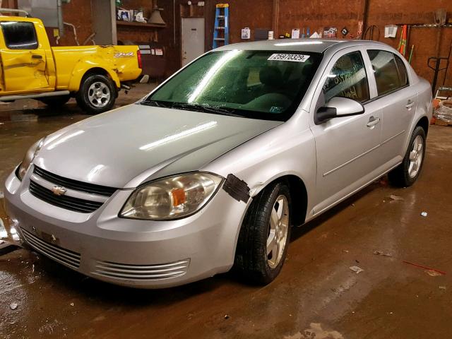 1G1AF5F51A7195157 - 2010 CHEVROLET COBALT 2LT SILVER photo 2