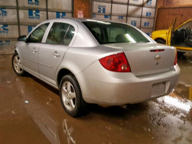 1G1AF5F51A7195157 - 2010 CHEVROLET COBALT 2LT SILVER photo 3