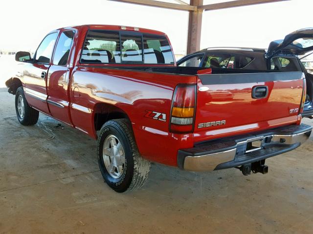 2GTEK19B571114133 - 2007 GMC NEW SIERRA RED photo 3