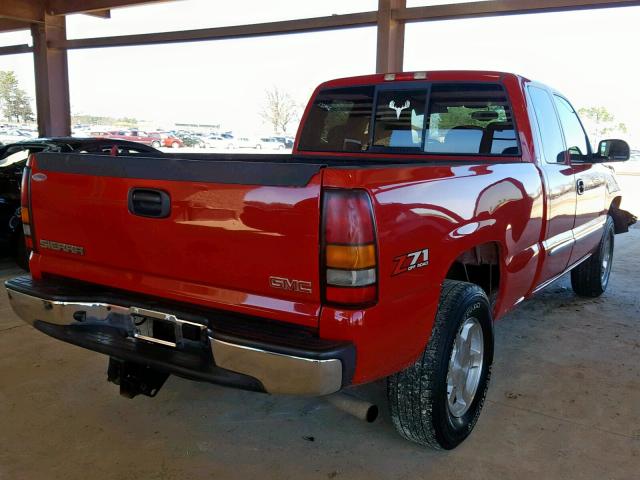 2GTEK19B571114133 - 2007 GMC NEW SIERRA RED photo 4