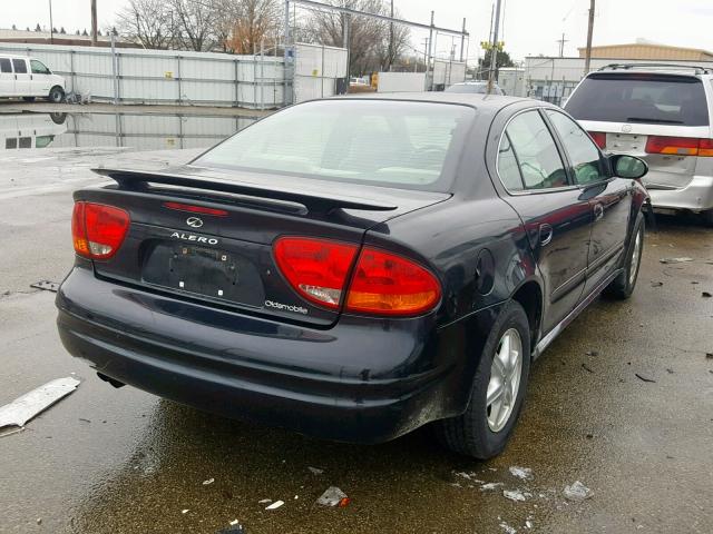 1G3NL52F64C161212 - 2004 OLDSMOBILE ALERO GL BLACK photo 4