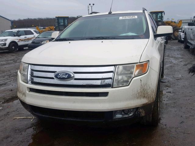 2FMDK48C88BA77187 - 2008 FORD EDGE SEL CREAM photo 2