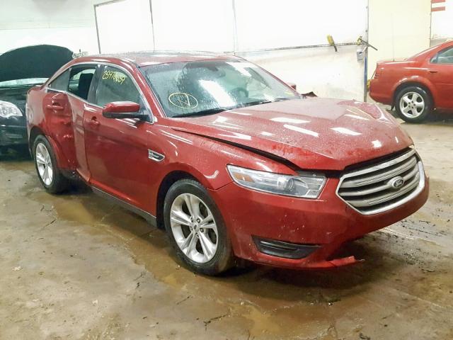 1FAHP2E83EG110540 - 2014 FORD TAURUS SEL RED photo 1