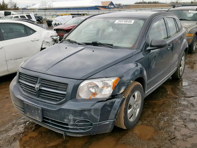 1B3HB28B07D536627 - 2007 DODGE CALIBER BLUE photo 2