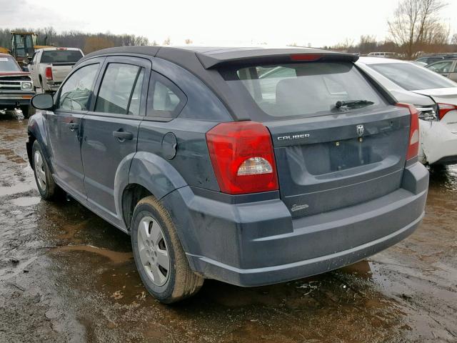 1B3HB28B07D536627 - 2007 DODGE CALIBER BLUE photo 3