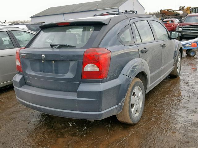 1B3HB28B07D536627 - 2007 DODGE CALIBER BLUE photo 4