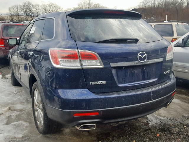 JM3TB38V480154903 - 2008 MAZDA CX-9 BLUE photo 3