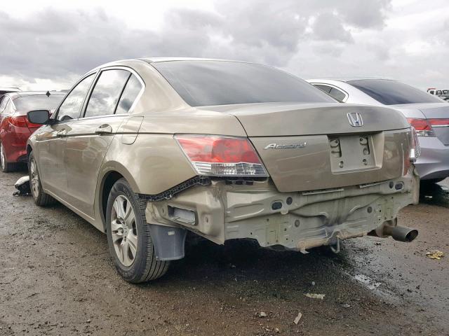 1HGCP26438A161559 - 2008 HONDA ACCORD LXP GOLD photo 3