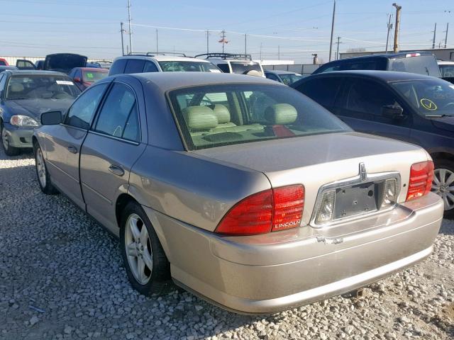 1LNHM87A4YY812317 - 2000 LINCOLN LS GOLD photo 3