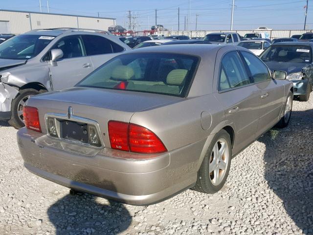 1LNHM87A4YY812317 - 2000 LINCOLN LS GOLD photo 4