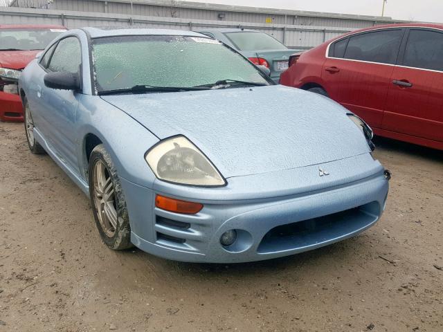 4A3AC84H73E060503 - 2003 MITSUBISHI ECLIPSE GT BLUE photo 1