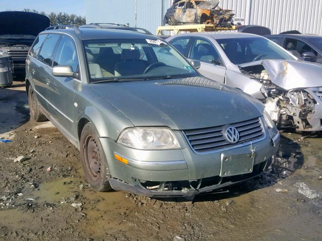 WVWND63B13E324737 - 2003 VOLKSWAGEN PASSAT GL GREEN photo 1