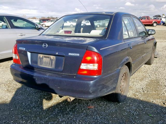 JM1BJ2229X0184753 - 1999 MAZDA PROTEGE DX BLUE photo 4